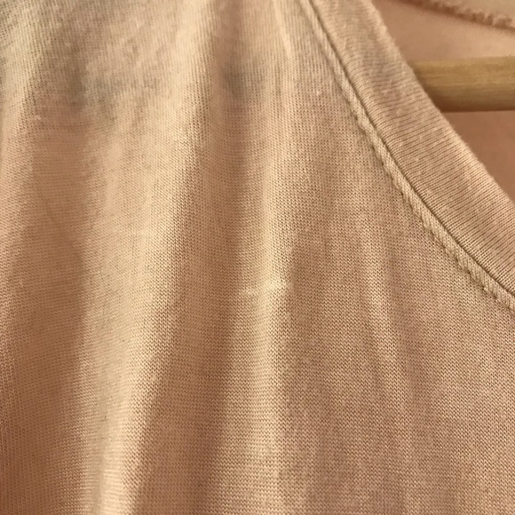 Project Social T pink graphic tee with desert landscape and neckline cut out - Picture 6 of 8